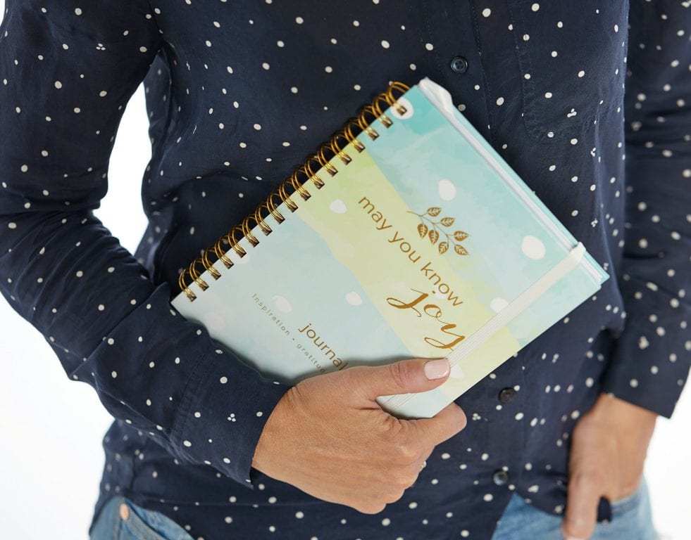 May You Know Joy Journal in Hand