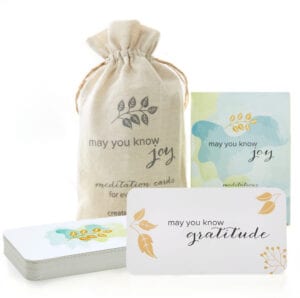 Complete May You Know Joy Intention Card Set