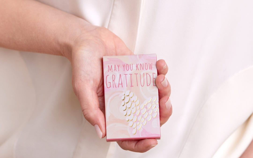 May You Know Gratitude Card Deck in Hand